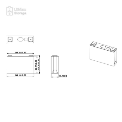 LFP50Ah (LiFePO4 50Ah Battery) Cell