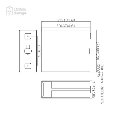 LFP280Ah (LiFePO4 280Ah Battery) Cell