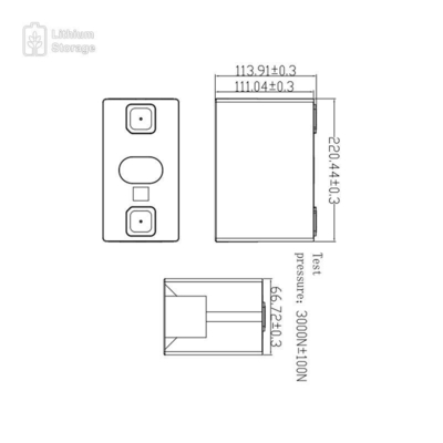 NCM243Ah (Prismatic Ternary Lithium Battery)