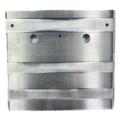 Aluminum end plate for lithium battery module