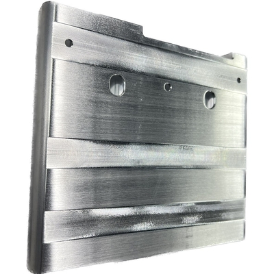 Aluminum end plate for lithium battery module